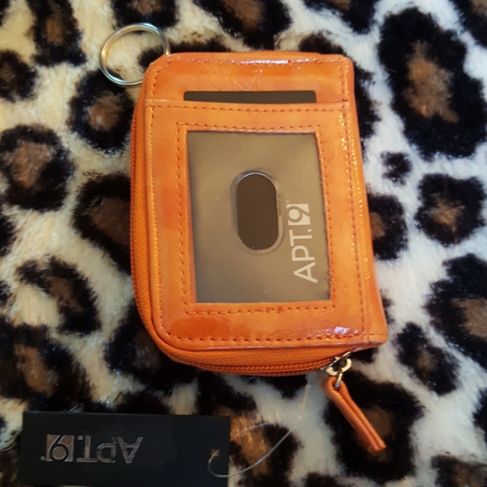 Orange Wallet NWT